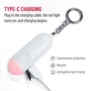 Biểu tượng tùy chỉnh phụ nữ an toàn Tracker tag LED nhấp nháy ánh sáng báo động findmy phím Finder Bluetooth Báo động thông minh GPS định vị - Product Image 6