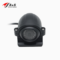 Mini Cámara de Visión Lateral AHD IR Impermeable IP66 para Automóvil, Autobús, Camión y Camioneta
