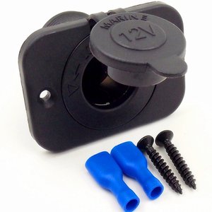 12V Power <strong>Plug</strong> Outlet Cigarette Lighter <strong>Socket</strong> Waterproof for Car Marine Motorcycle ATV RV <strong>Socket</strong> Power Outlet - Product Image 4
