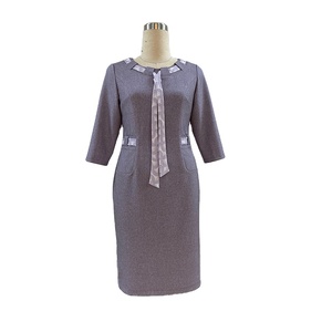 Nouvelle Arrivée Robe Formelle Grande Taille de Bureau Turque de Haute Qualité pour Femme, Tenue d'Église Droite ODM - Product Image 2