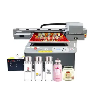 Mootoom 6090 Groot Formaat Telefoon Case Pen Fles Vernis 3d Roterende Uv Led Flatbed Printer Machine Prijs