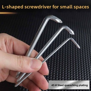 Đa-Chức Năng DIY Grade Right-Angle Ngắn Tuốc Nơ Vít L-Hình Chữ Thập Thép Xử Lý Cho Không Gian Nhỏ Tùy Chỉnh OEM - Product Image 2