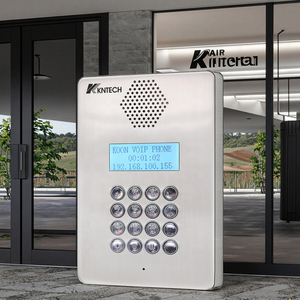 Kntech KNZD-03 LCD treo tường VoIP intercom với SOS IP mạng và kim loại bàn phím SIP điện thoại Handfree bàn phím điện thoại - Product Image 1