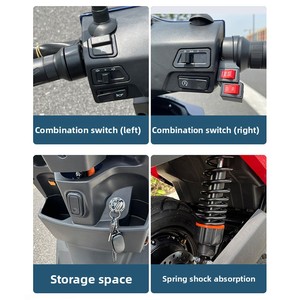 Motocicleta Eléctrica S1, 45 km/h, Registro Internacional, Alta Velocidad, Venta al Por Mayor Directa de Fábrica - Product Image 4