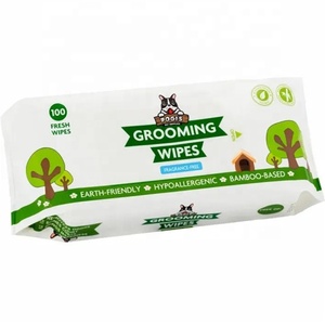 Lingettes de nettoyage humides en <span class=keywords><strong>bambou</strong></span>, marquage privée, personnalisées, d'usine, pour chien de compagnie, vente en gros, unités - Product Image 1