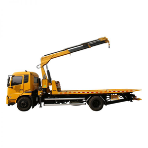 Camion de remorquage à <span class=keywords><strong>plateau</strong></span> plat de haute qualité, 3 tonnes, plateforme de récupération hydraulique, dépanneuse routière, <span class=keywords><strong>grue</strong></span> de sauvetage, véhicule d'assistance lourd - Product Image 1