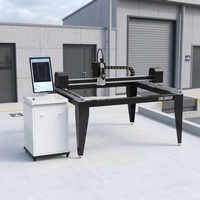 Machine laser pour tôles métalliques - Découpeuse à fibre CNC 1313 avec table d'échange automatique, utilisation facile et performances stables