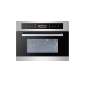 Four combiné <span class=keywords><strong>encastrable</strong></span> avec fonction <span class=keywords><strong>micro</strong></span>-ondes 2 en 1, appareil de cuisine pour la cuisson, la rôtissure et le chauffage rapide, usage domestique - Product Image 3