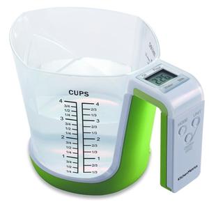 Báscula Digital de Cocina y Taza Medidora Ajustable, Báscula de Cocina con Capacidad de 1 Litro <span class=keywords><strong>para</strong></span> Cocinar, Hornear, Gimnasio, <span class=keywords><strong>Dieta</strong></span>, G25-767 - Product Image 1