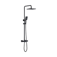 Ensemble de douche de salle de bain en laiton à poignée unique de Style traditionnel à haute pression