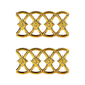 Cancello Decorativo Moderno in Acciaio Inox 304 <span class=keywords><strong>Mai</strong></span> Huan, Durevole, a Doppia Faccia, con Fiori Goffrati e Connettori Forati - Product Image 4