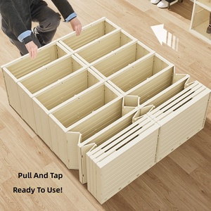 <span class=keywords><strong>Prix</strong></span> de gros : Organisateur de rangement à chaussures pliable en PP anti-poussière à 6/8/10 niveaux, Étagères et unités de rangement pour chaussures, Achat en gros - Product Image 4