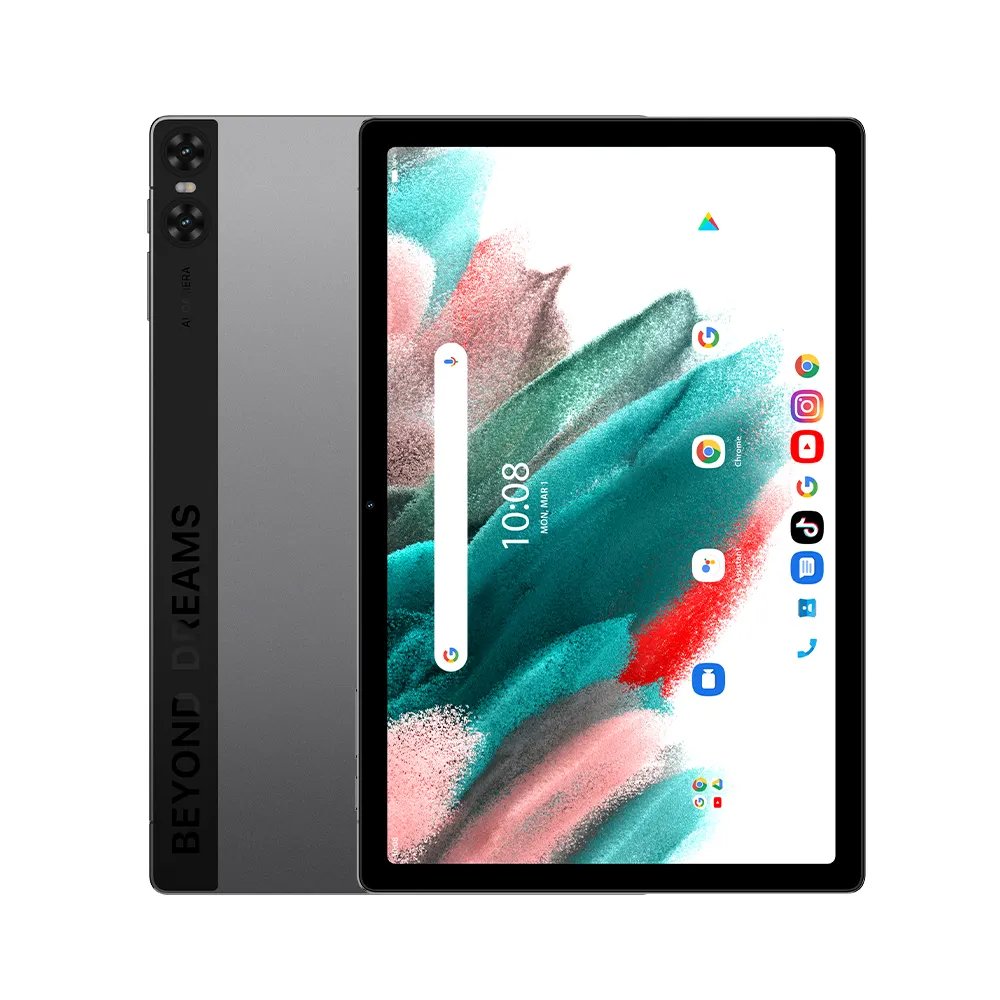 Umidigi Tablet 4G 8GB + 128GB Android 13 Espacio Gris 7500 mAh batería 18W cargador rápido Tablet UMIDIGI A13 tab