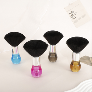 Venta al por mayor de cepillo de pelo de peluquería con color personalizado cepillo de barrido de pelo de cuello facial cepillo de limpieza de cabello - Product Image 3