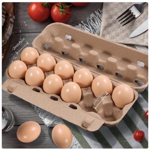 Lot de 24 cartons d'<span class=keywords><strong>oeufs</strong></span> en pâte de papier naturel vides solides et robustes réutilisables - Product Image 5