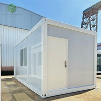 Een-dagse snelle montage 20FT luxe modulaire prefab tiny house afneembaar draagbaar containerhuis