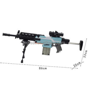 Súng Bắn Tỉa Tự Động Lắp Ráp 3 Chế Độ Súng Đồ Chơi Có Ống Ngắm Tạp Chí Bipod - Product Image 2