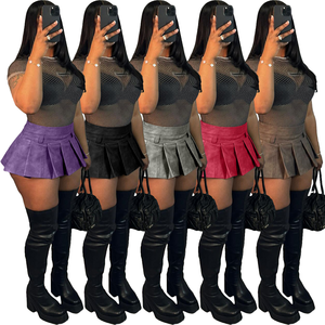 <span class=keywords><strong>Falda</strong></span> Midi <span class=keywords><strong>de</strong></span> Gasa <span class=keywords><strong>de</strong></span> Color Liso para Mujer, Elegante, <span class=keywords><strong>de</strong></span> Cintura Alta, Ajustada, Transpirable, Antiestática, con Abertura a Media Pantorrilla - Product Image 1
