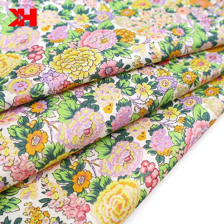 Kahn 2022 new tana Custom liberty print cotton lawn fabric for floral shirt material