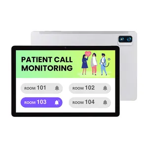 Tablet perawatan virtual telefealth 10.1 inci untuk mendukung monitor jarak jauh, antarmuka IO ODM dan sistem MDM panggilan perawat