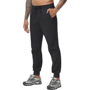 Pantalones Jogger Urbanos Flexibles y Ligeros para Hombre, Corte Recto, Suaves, Elásticos, Transpirables, con Cordón Ajustable, Estilo Urbano - Product Image 1