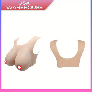 Payudara palsu silikon payudara palsu Payudara palsu pembentuk cangkir besar plat payudara Transgender Cosplay Drag Queen silikon - Product Image 3