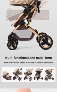 Cochecito para Bebé Certificado EN, 3 en 1, Plegable, Ligero, Bidireccional, con Asiento de Auto y Capazo, para 0-3 Años - Product Image 4