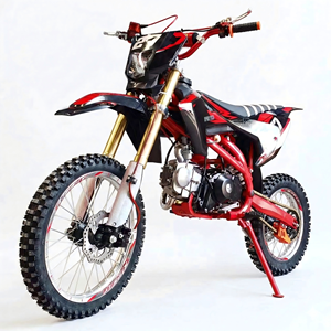 Motor Trail Terbaru 125cc Bensin 4-Tak Rangka Baja Motor Trail Bensin untuk Dewasa Off-Road Motocross Pit Bike Balap Motor - Product Image 1
