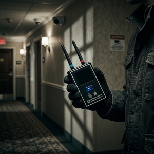 Detector <span class=keywords><strong>de</strong></span> Cámaras Ocultas con Pantalla en Vivo, Detector <span class=keywords><strong>de</strong></span> Cámaras Inalámbricas <span class=keywords><strong>de</strong></span> 1.2G 2.4G 5.8G, Escáner <span class=keywords><strong>de</strong></span> Video Antiespía Profesional - Product Image 5