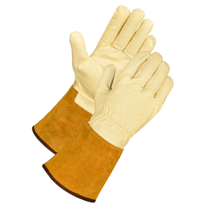 Guantes de Soldadura Térmica Flexi Grip de Alta Destreza, de Cuero de Cabra, para Trabajos de Soldadura SKI TIG - Product Image 1