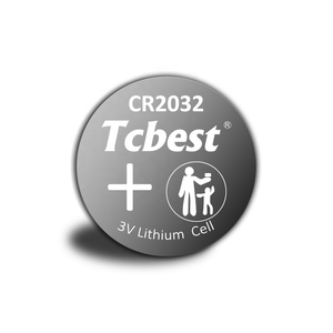 Yeni en iyi OEM Tcbest özel etiket 210mAh 3V lityum manganez düğme hücre CR2032 pil için kamera - Product Image 2