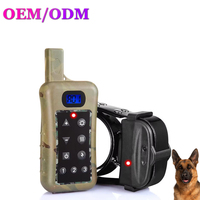Ferngesteuerter Hundetrainer mit 3200m Reichweite, Drei Modi: Warnton/Vibration/Statischer Schock, IPX7 Wasserdicht, Wiederaufladbar, Anti-Bell-Gerät