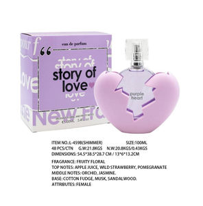 Parfums les plus vendus eau de cologne pour femmes eau de parfum originale histoire d'amour parfum aromatique en forme de coeur pour femme - Product Image 6