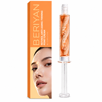 Crème Visage en Seringue OEM ODM Marque Privée au Rétinol, Vitamine C et Acide Hyaluronique 10ml – Crème Anti-Âge Éclaircissante Anti-Taches pour Salons de Beauté