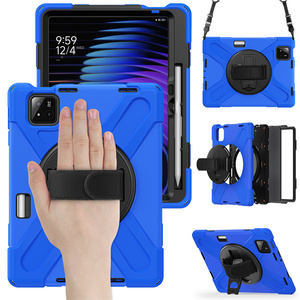Housse de <span class=keywords><strong>tablette</strong></span> en silicone épaisse antichoc pour <span class=keywords><strong>Xiaomi</strong></span> <span class=keywords><strong>Pad</strong></span> 7/<span class=keywords><strong>Pad</strong></span> 7 Pro 2024 11,2 pouces avec bandoulière - Product Image 3
