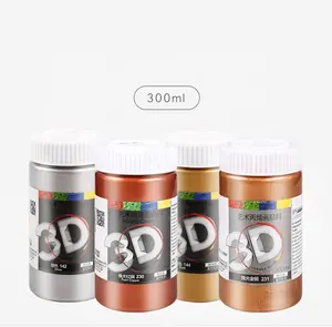 Nuevo producto no tóxico OEM Proveedor verificado 300g 300ml Pinturas de color acrílico metálico para venta al por mayor