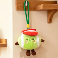 Porte-clés en peluche de taille et poids officiels fabriqués par un fabricant professionnel, porte-clés de football en peluche, porte-clés sportif personnalisé