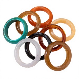 Unique Cute Acrylic Resin <b>Bangles</b> <b>Sets</b> Colorful Unisex Fancy Design Fashion Bracelets Pink Turquoise Orange Green Yellow - Product Image 6