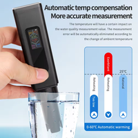 Nouvel arrivage Testeur de qualité de l'eau 5 en 1 PH EC TDS Temp Testeur de salinité Détecteur de qualité de l'eau Stylo de test d'eau