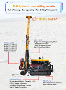 Perforadora Hidráulica de Núcleo Completo XDX-5A de Alta Calidad BQ NQ <span class=keywords><strong>HQ</strong></span> PQ 1500m para Minería y Exploración - Product Image 4
