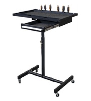Établi multifonctionnel d'entretien automobile avec un plateau Chariot de réparation automobile avec roues de tiroir pour garages ateliers