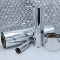 Film métallisé brillant multicouche laminé réfléchissant avec feuille d'aluminium