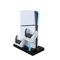 Station de charge multifonctionnelle avec base de refroidissement pour PS5 PRO/Slim, chargeur universel pour manettes, station de charge pour console de jeu