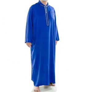 Nouvelle mode Jalabiya pour hommes Prix d'usine Jalabiya pour hommes Jalabiya arabe à capuche - Product Image 4