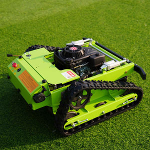 Tondeuse à <span class=keywords><strong>gazon</strong></span> télécommandée, désherbeuse sur chenilles, coupe-herbe à essence entièrement automatique - Product Image 1