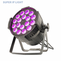 18 Projecteurs LED Par RGBW 12W Version Haute 180W DMX512 pour Scène, Fête, Mariage, Spectacle