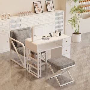 Salon Furniture Modern Ins <b>Nail</b> <b>Table</b> Beauty <b>Nail</b> <b>Table</b> Ins <b>Nail</b> Lamp Manicure <b>Table</b> - Product Image 1