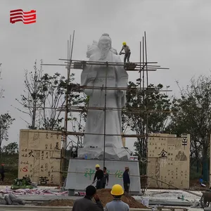 हुआ टुओ की विशाल मूर्ति ऐतिहासिक आकृति मूर्तिकला बड़े पैमाने पर पत्थर से नक्काशीदार अनुकूलन योग्य मूर्ति