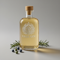 Botella de Lujo de 900ml, Superflint, Redonda, Cilíndrica, Transparente, Base Pesada, Vacía, para Licores, Whisky, Brandy, Personalizable, Venta al Por Mayor
