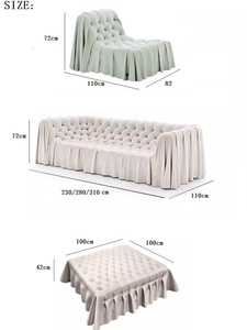Villa Sofa Funiutre Ensemble de canapé sectionnel incurvé <span class=keywords><strong>Creative</strong></span> Modular Designer <span class=keywords><strong>Corner</strong></span> pour le salon - Product Image 5